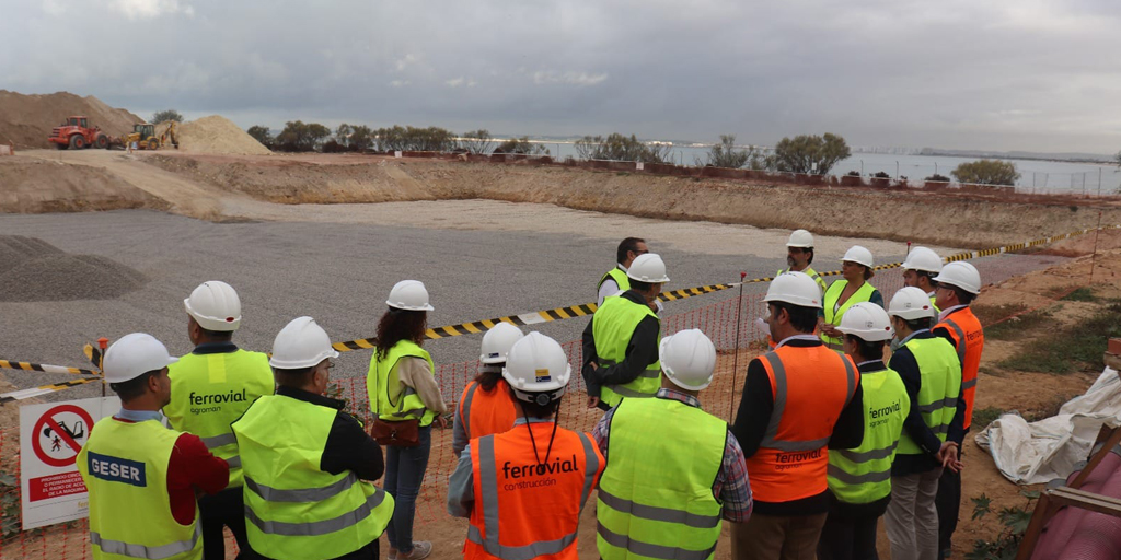 Avanzan las obras de la EDAR de Puerto Real