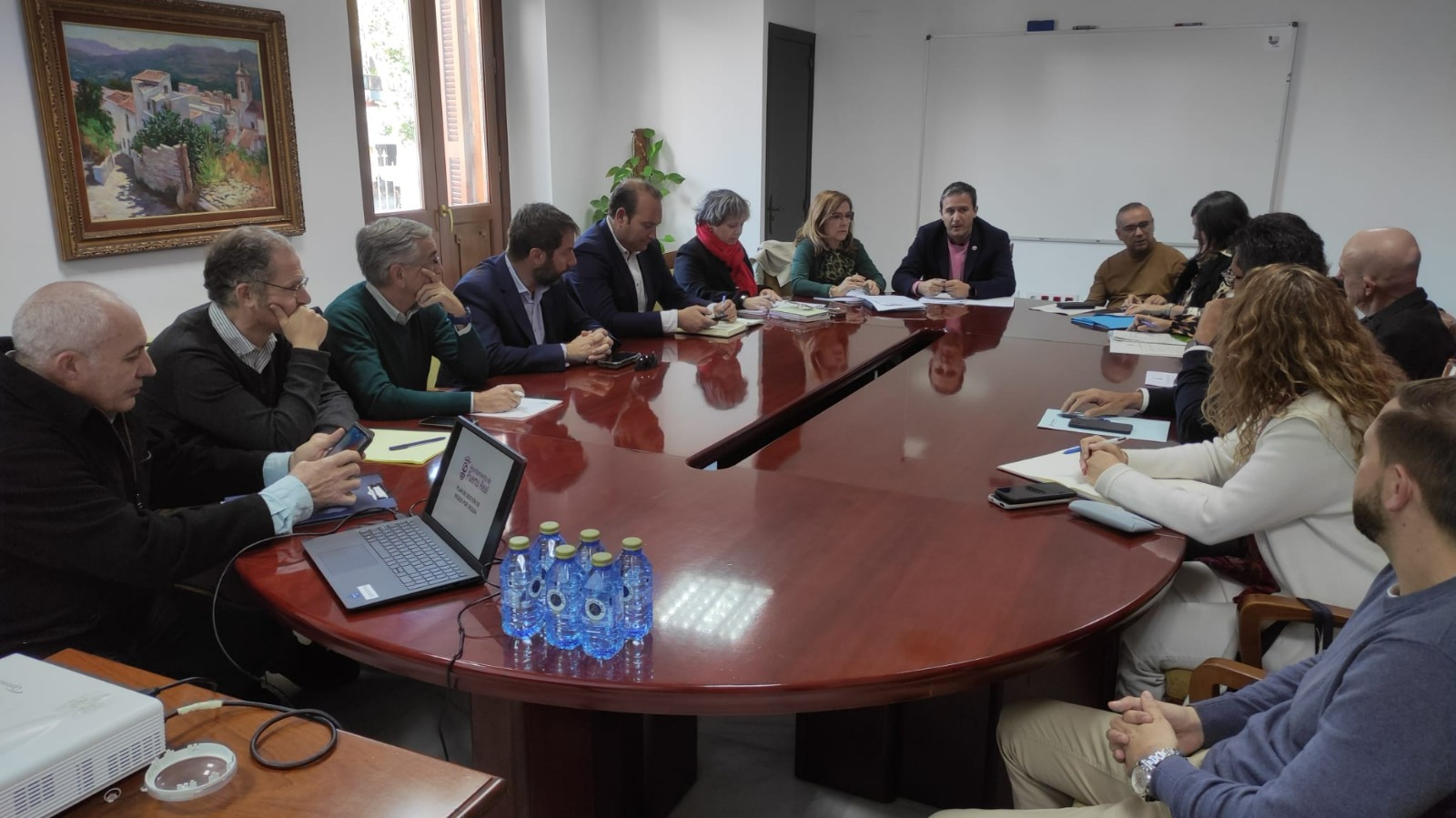 Reunión entre Ayuntamiento, GEN y grandes empresas para abordar la sequía